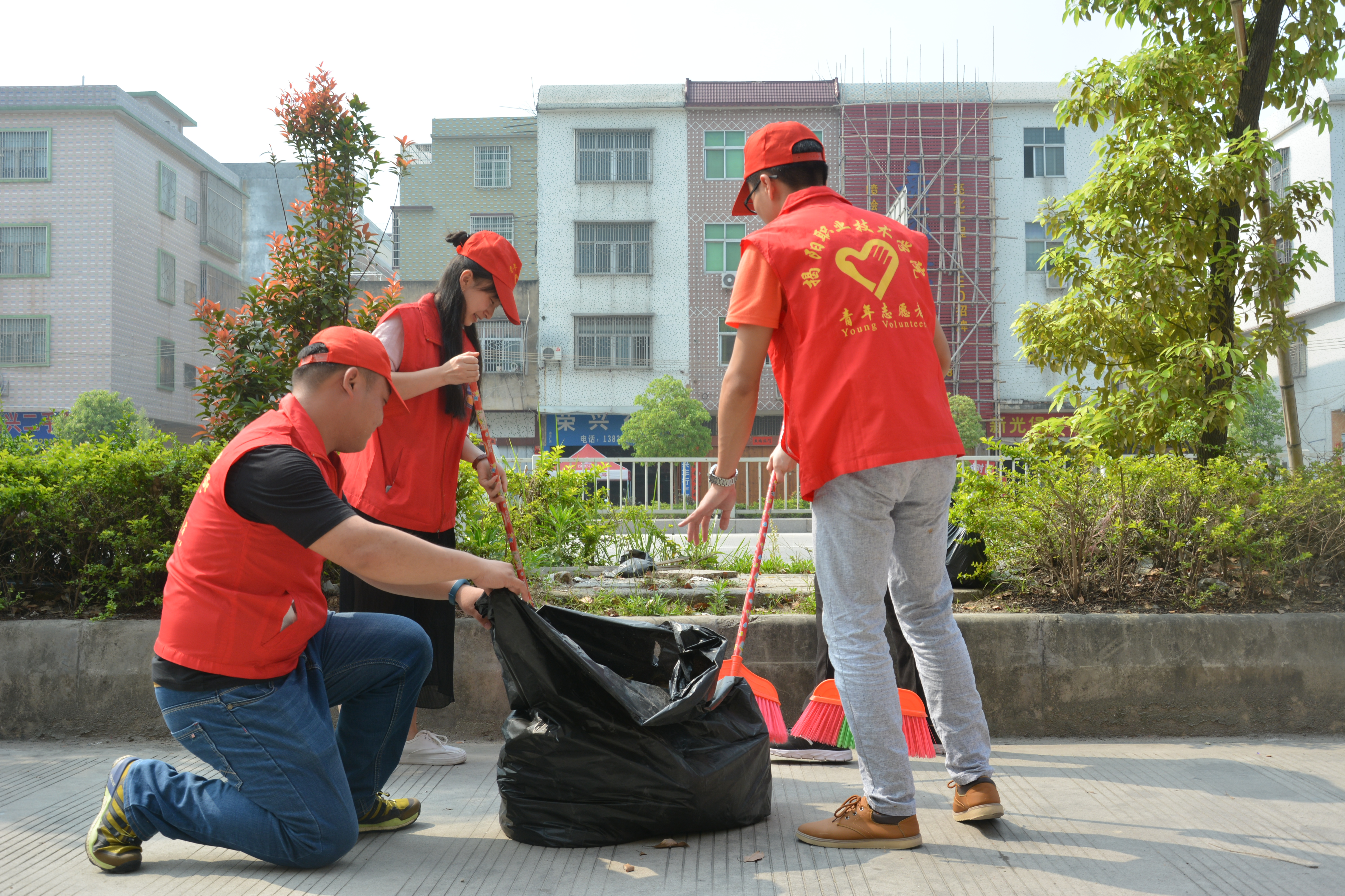 校园环境卫生漫画
